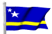 Waving Curacao Flag